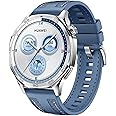 HUAWEI WATCH GT5 46mm Smartwatch, upto14 Days Battery Life,Sharp-Edged Design, Health Tracking, iOS & Android Compatible, 3 Months HUAWEI Care+, Blue