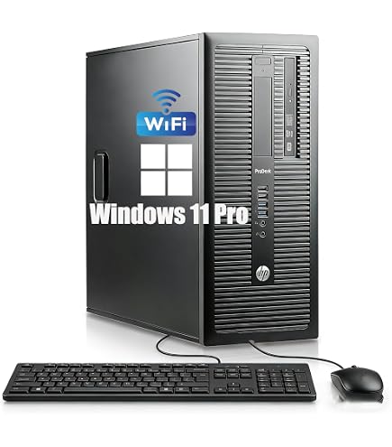 HP ProDesk 600 G3 Mini-Tour Ordinateur de Bureau, Intel Pentium