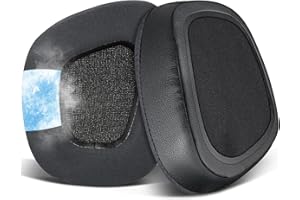 SOULWIT Gel Refrigerante Cuscinetti Auricolari Ricambio per Corsair Void/Void v2/Void Pro/Void Elite/Surround Gioco USB RGB Cablate e Wireless Cuffie, Padiglioni Cuffie con Tessuto di Seta Ghiacciata