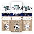 hello Dragon Dazzle Blue Raspberry Kids Toothpaste, Fluoride Toothpaste, Ages 2+, No Artificial Sweeteners, No SLS, Gluten Free, Vegan, Pack of 3, 4.2 OZ Tubes
