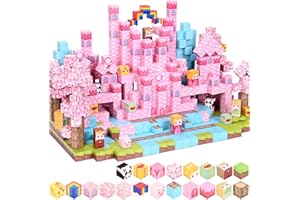 YIHANG 160PCS Magnetic Building Blocks, Birthday Easter Gifts Princess Toys for Girls, Build Pink Castle&Pincess Tiles Construction Toy for Kid Girl Boys 3 4 5 6 7 8 9 10