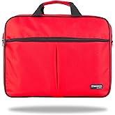 Classone WTX302 WTXpro Serisi 15.6 inch Uyumlu Su Ge&ccedil;irmez Kumaş Macbook, Laptop, Notebook El &Ccedil;antası- Kırmızı