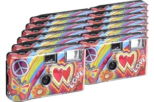 TopShot - Fotocamere usa e getta, 27 foto, flash, confezione da 12