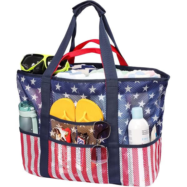 Geckobrands Waterproof Beach Tote Bag - Lightweight & Sandproof For Pool, Boat, Travel - View #3