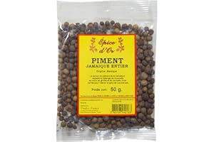 Piment Jamaïque Entier 50g - Epice d'Or, Naturel, Sans Additifs, Haute Qualité, Sans Conservateur