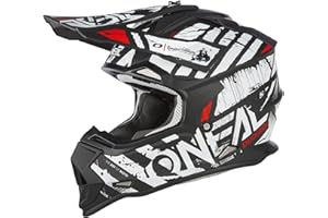 O'NEAL | Motocross-Helm | MX Enduro | ABS-Schale, Lüftungsöffnungen für optimale Belüftung & Kühlung | 2SRS Helmet | Erwachsene
