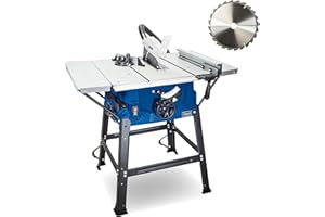 Scheppach HS100S Sierra circular de mesa (5000 RPM, 8,5 cm, 2000 W, 220-240, 3 cm)