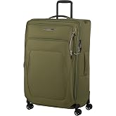 Samsonite Spark Sng 2 4-Wheeled Checkable Suitcase, 79 cm | Olive, Expandable Soft Suitcase, 79A x 48W x 31P cm, 124/140 L, 4