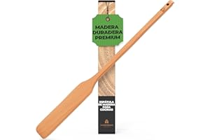 WOODENHOUSE LIFELONG QUALITY Espátula de Madera - 60 cm Espatula Cocina, Espátula para Cocinar y Revolver - Cuchara de Madera Resistente para Ollas Grandes de Woodenhouse