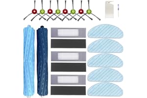 CHUANCHENG 20 szt. części zamienne do Ecovacs DEEBOT OZMO T9 AIVI + T9 PRO T9 MAX T9 POWER Series robot odkurzający i zmywalny mop ściereczka
