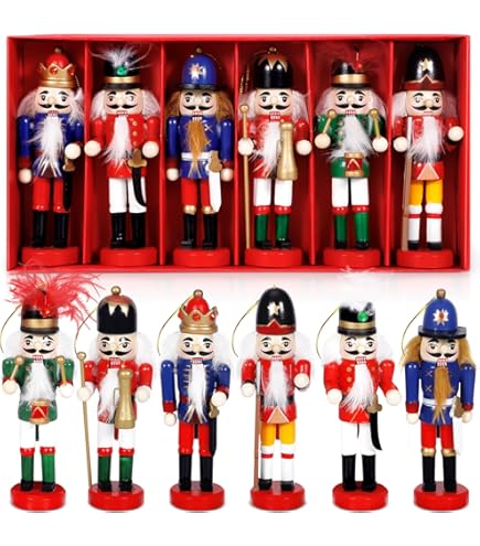 MAGICLULU Décorations De Noël En Bois Casse-Noisette 36