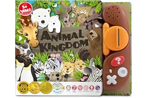 BEST LEARNING Book Reader Animal Kingdom - Educational Talking Sound Toy to Learn About Animals with Quiz Games for Kids Ages 3 to 8 Years Old - Ideal Educational Birthday Gift