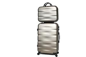 CELIMS Valigia da viaggio 65 cm e beauty case, 65cm & Vanity