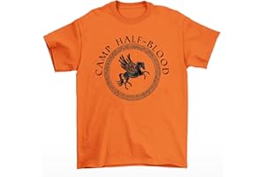 buzz shirts Camp Half Blood, Mens or Womens Greek TV Show Inspired Regular Fit T-Shirt, Made from Organic Cotton
