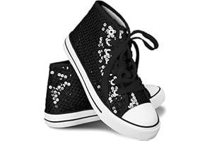 SPRINT SPORT Think Jeck! Pailletten Schuhe Damen Glitzer Sneaker auch als Wendepailletten wählbar Halbhoch Damenschnürer Disco