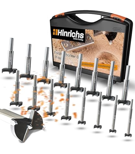 Set 15 Punte Forstner Famag Super-Classic WS - Diametri 10-50 Mm In Scatola Di Legno - Foto 7