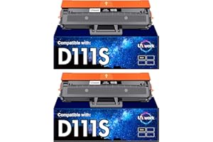 ‎UNIWORK Uniwork MLT-D111S D111S Toner für Samsung Xpress M2070W M2026W Toner M2070 M2070FW M2020 M2026 M2022W M2022 M2070F M2020W (Schwarz, 2er-Pack)