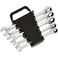 Amazon Basics Ratcheting Wrench Set - Metric, 5-Piece