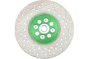 KURSTOL Disco Diamantato - Lama diamantata per taglio abrasivo 5"/125mm X M14 Arbor, mola in granito per smussare modellare gres porcellanato, piastrelle, ceramica, granito, cemento