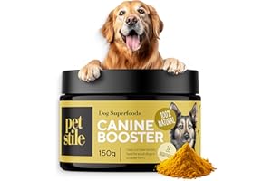 PETSY LABS Petstile Canine Booster with Green-Lipped Mussel for Dogs, Green Mussel Extract, Strengthens the Immune System, Supports Joints and Mobility, 150 g Shell Extract Powder