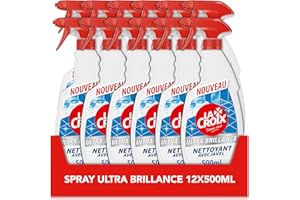 LA CROIX - Nettoyant Ménager salle de bain Spray Désinfectant Ultra brillance Javel - 500ml - lot de 12