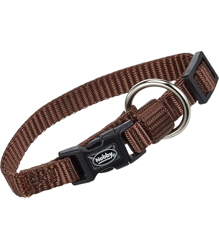 Collare Regolabile Per Cani TRIXIE - Nylon, Rosso, Taglia XS-S