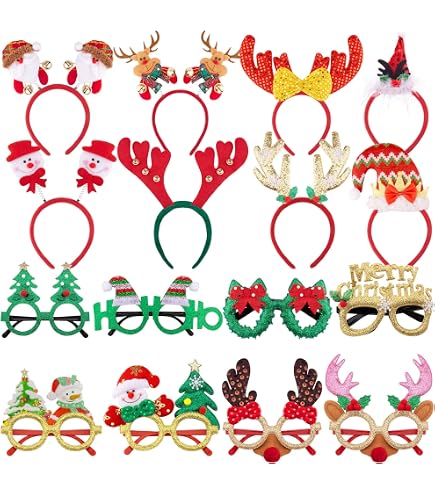 HOWAF 28 Pack Nouveauté Lunettes de Noël en Papier, Noël Accessoires de Photobooth Lunettes Décoration de Table Costume de Noël Lunettes pour Enfants Adultes Fête de Noël Cadeau HOWAF 28 Pack Nouveauté Lunettes de Noël en Papier, Noël Accessoires de Photobooth Lunettes Décoration de Table Costume de Noël Lunettes pour Enfants Adultes Fête de Noël Cadeau