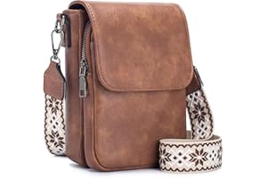 MUIIKOLA Handytasche zum Umhängen，RFID-Blockierung große Kapazität Handy Umhängetasche Damen PU Leder，Handytasche mit Geldbörse zum Umhängen，umhängetasche damen Breiter Gurt abnehmbarer Schultergur