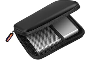 mumbi externe Festplattentasche bis 6,35 cm (2,5 Zoll) schwarz