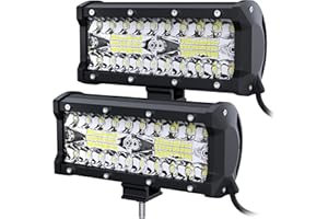 antom LED Arbeitsscheinwerfer 9-36V 240W arbeitsscheinwerfer led 12v 6500K IP67 Wasserdicht Rückfahrscheinwerfer für SUV Traktor Bagger Traktoren Schlepper (2 Stück)