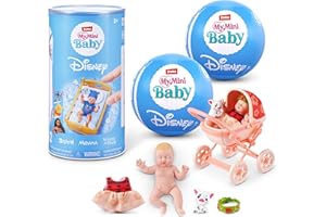 My Mini Baby Disney Series 1 2 Pack de ZURU – Muñeca Bebé Disney Coleccionable en Cápsula Misteriosa con Accesorios, Juguete Miniatura Realista para Niñas de 3+ Años