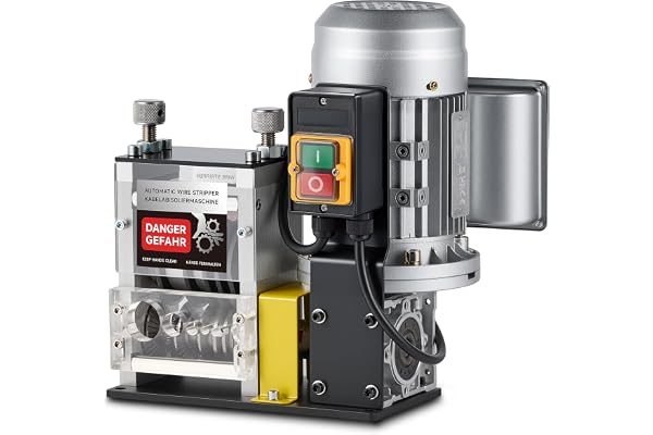 CREWORKS 1,5-30mm Machine de Dénuder Câbles Électriques 180W Dénudeur de Fil, Machine Électrique à Dénuder Fil Électrique pour Récupération de Cuivre