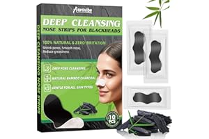 Aarovibe Tiras Puntos Negros Nariz, 10 Tiras Nasales Individuales con Carbón Activo – Limpieza Profunda de Poros, Empaque Higiénico de Un Solo Uso – Apto para Todo Tipo de Piel, Hombres y Mujeres