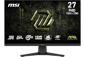 MSI MAG 272F X24 27 tum FHD-spelskärm - Rapid IPS 1 920 x 1 080, 240 Hz/0,5 ms, HDR Ready, Eye Care, AI Vision HDMI 2.0b, P 1