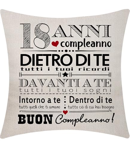 Copricuscino Regalo Per Marito - Con Scritta 'A Mio Marito', 45x45 Cm, In Cotone, Idea Ricordo Affettuoso