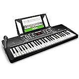 Alesis Melody 54 - Pianola Portatile Per Scuola Media, Tastiera Musicale a 54 Tasti con Casse Integrate, Microfono, Leggio e 