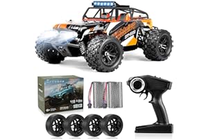 JOYTREKY Coche Teledirigido, 1:18 Coche Teledirigido Adulto Coche 40km/h RC 4x4 2.4GHz Monster Truck Teledirigido Coche RC de Carreras Todoterreno de Juguete Regalo para Niños Adultos