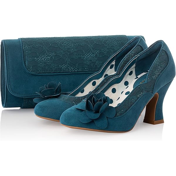 Ruby Shoo Viola Pumps Années 40 En Coraille | Acheter Chez