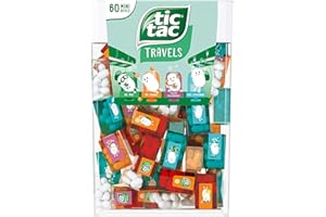 ‎TIC TAC TIC TAC Box with 60 Mini Boxes (Mint, Orange, Spearmint, Peach and Passion fruit) 234g by Tic Tac