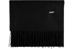Bovari Kaschmir Schal Herren – 100% Kaschmir/Cashmere – Premium Qualität – 180 x 31 cm - viele Farben