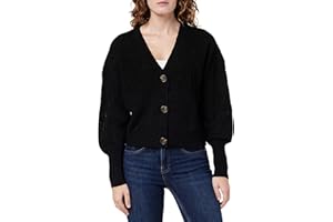 VERO Moda Damen Strickjacke | Langarm V-Ausschnitt Cardigan Knitted Basic | Stretch Sweater VMLEA