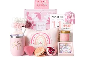 BEYOTINY 11th Birthday Gifts for Girls,Happy 11th Pamper Gift Basket Ideas for Daughter, Cute Unique Sweet 11 Year Old Birthday Hampers Presents for Her,Best Friend Niece,Granddaughter, Sister, Friend, Teens