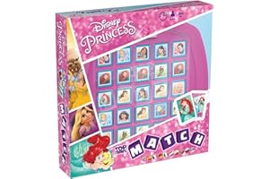 WINNING MOVES Disney Princess Top Trumps Match - gioco da tavolo