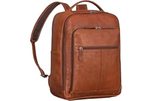 STILORD 'Gordon' Plecak Skórzany Mê¿czy¼ni i Kobiety Plecak Pos³aniec Laptop 17 cali Skórzany Plecak Damski Plecak Biznesowy Mê¿czy¼ni, Kolor:maraska - br±zowy