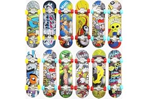 QINIFIFY Mini Diapasón, 5PCS Mini Finger Skate Patineta de Dedo Monopatines de Juguete para Dedos Finger Skateboard Juguete Regalo para Niños