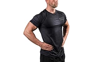 Satire Gym Camiseta deportiva «pump cover» para hombre, de corte holgado «oversize», ideal para ir al gimnasio, hacer fitness o practicar culturismo