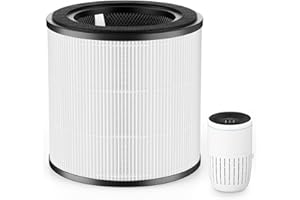 ISINLIVE Air 2000 Ersatzfilter für Bosch Air 2000 Luftreiniger, 3-in-1 HEPA-Filter mit Hocheffizienter Aktivkohle und Vorfilter