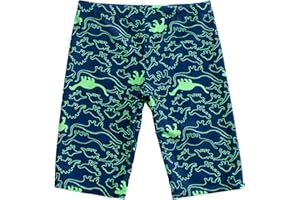 Maeau Boys Swim Jammers Quick Dry Swimsuit Shorts with Drawstring UPF 50+ Swimming Trunks for Boys M-XXL