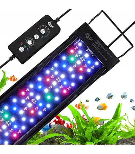 hygger 40W Aquarium-LED-Licht, Vollspektrum Beleuchtung für