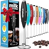 PowerLix Frullino Montalatte Elettrico Cappuccino - Schiumatore Latte con Supporto in Acciaio Inossidabile, 15-20s, Potente 1